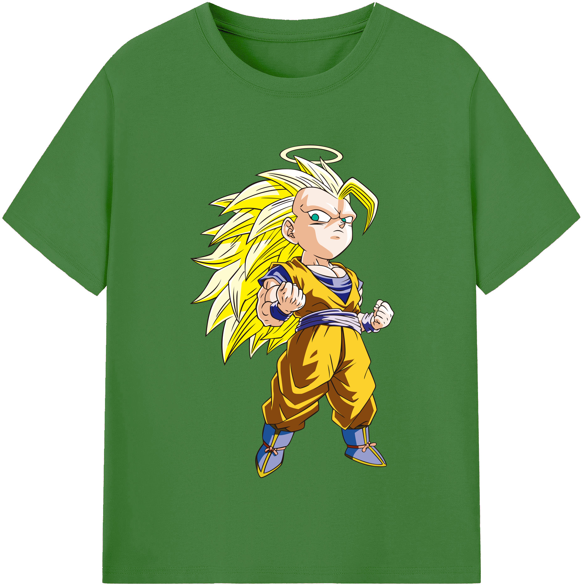 （画像用） ドラゴンボール 孫悟空（そん ごくう）Son Goku カカロット DRAGON BALL Kakarotto レディースカジュアルプリントTシャツ（綿100％）